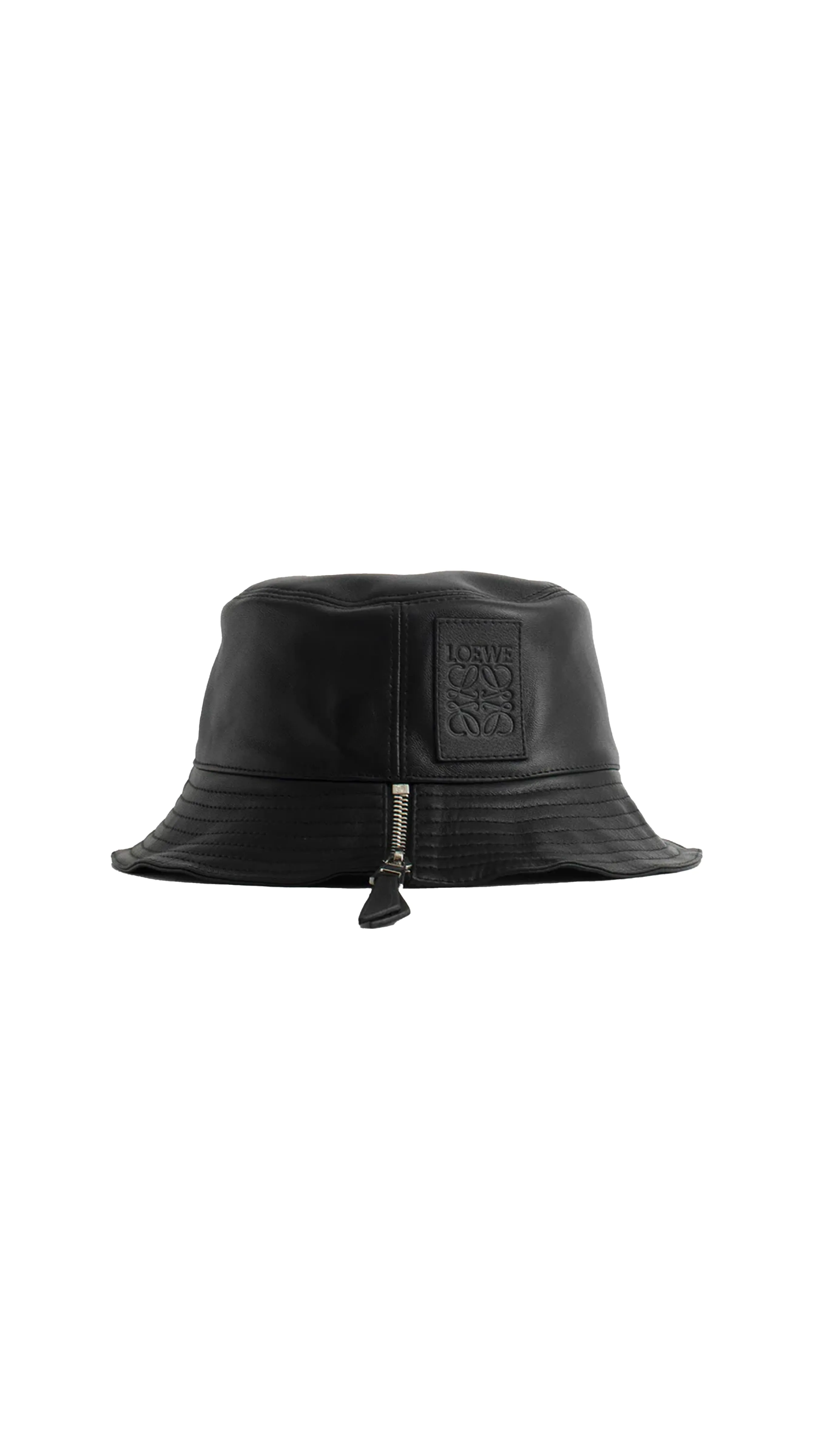 Lambskin Fishing Hat - Black