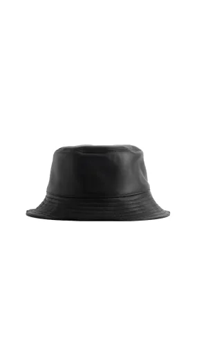 Lambskin Fishing Hat - Black