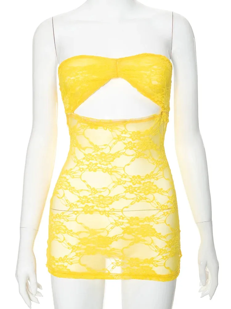 Lemonade Lace Two Piece - Google SEO friendly: Lace Two Piece Lemonade