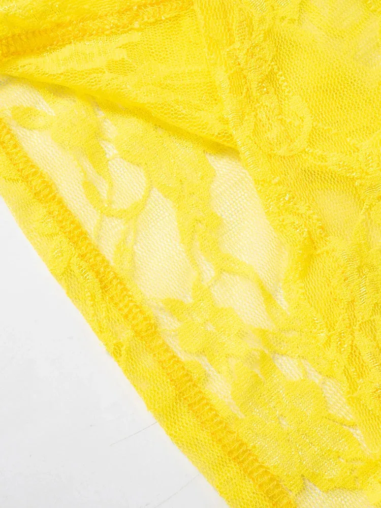 Lemonade Lace Two Piece - Google SEO friendly: Lace Two Piece Lemonade