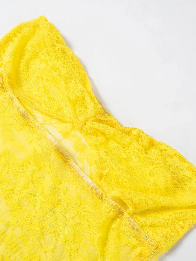 Lemonade Lace Two Piece - Google SEO friendly: Lace Two Piece Lemonade