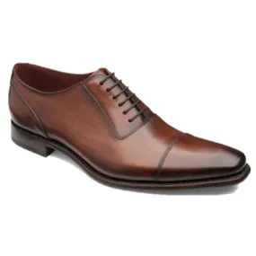 Loake Larch Chestnut Oxford Toe Cap Shoes - Order Online Now