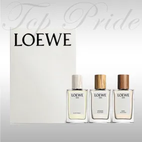 Loewe 001 Perfume Set: Man EDT + Woman EDT + EDC - 001 Morning Aftershave Set: 3 x 30ml