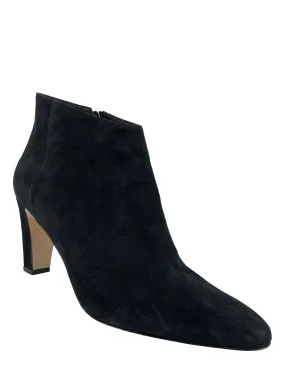 Manolo Blahnik Myconia Suede Ankle Boots - Size 8