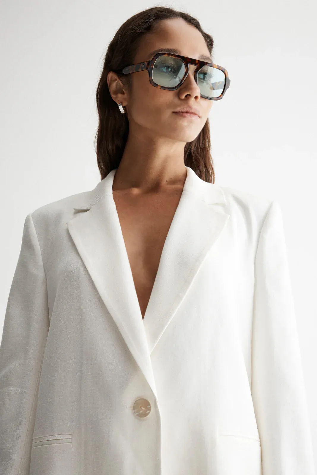 Marbella Blazer in White