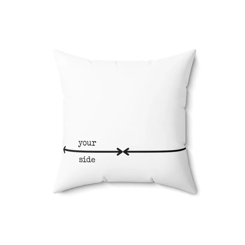 Matching Pillow Cases - Your Side vs My Side - Ultimate Bed Decor