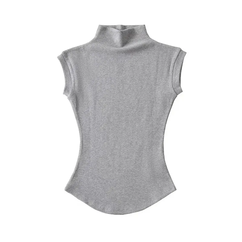 Mock Neck Tank Top