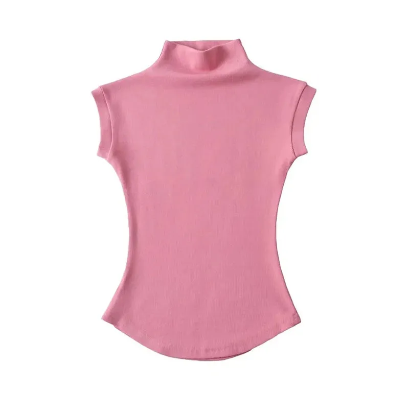 Mock Neck Tank Top