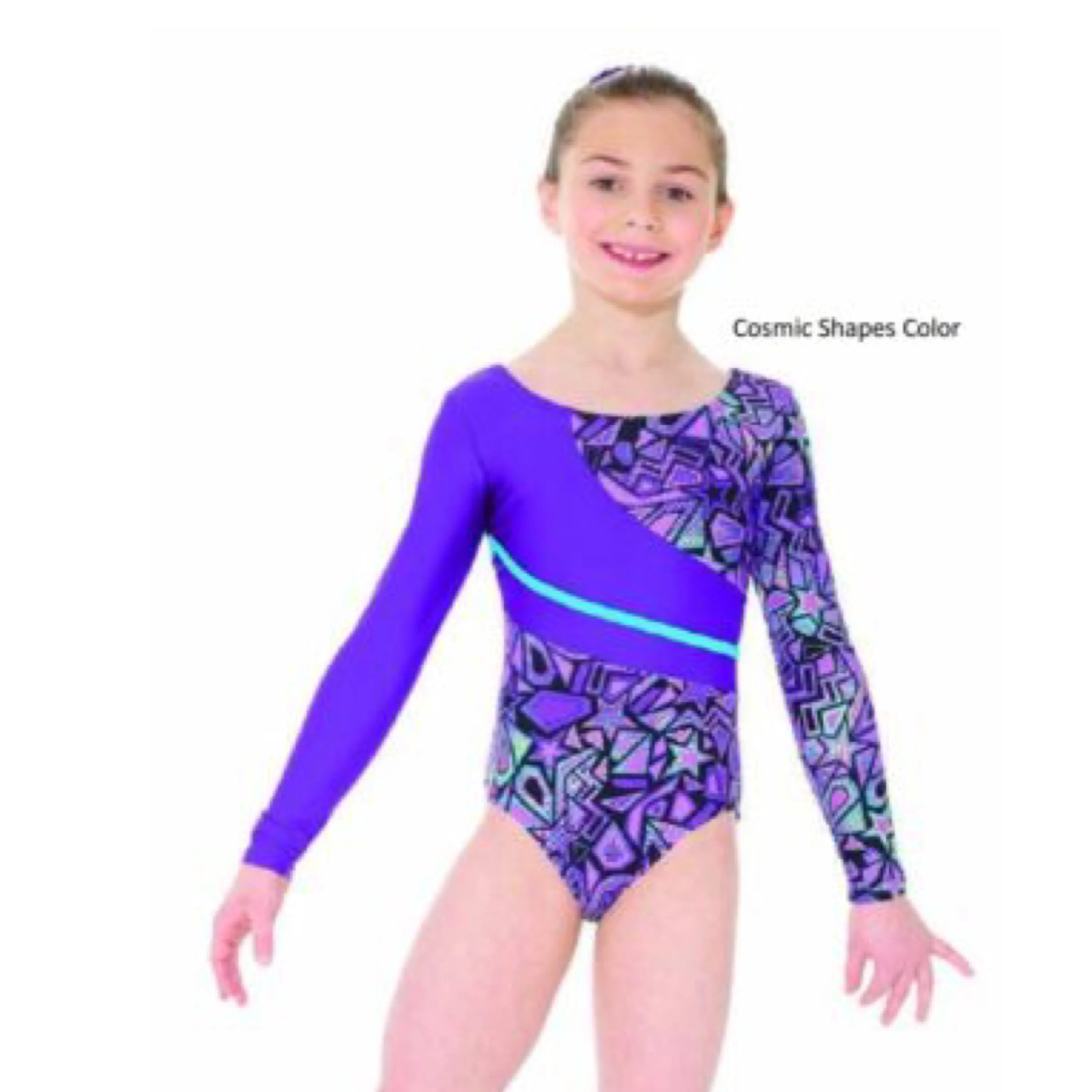 Mondor Comic Shapes Long-Sleeved Leotard