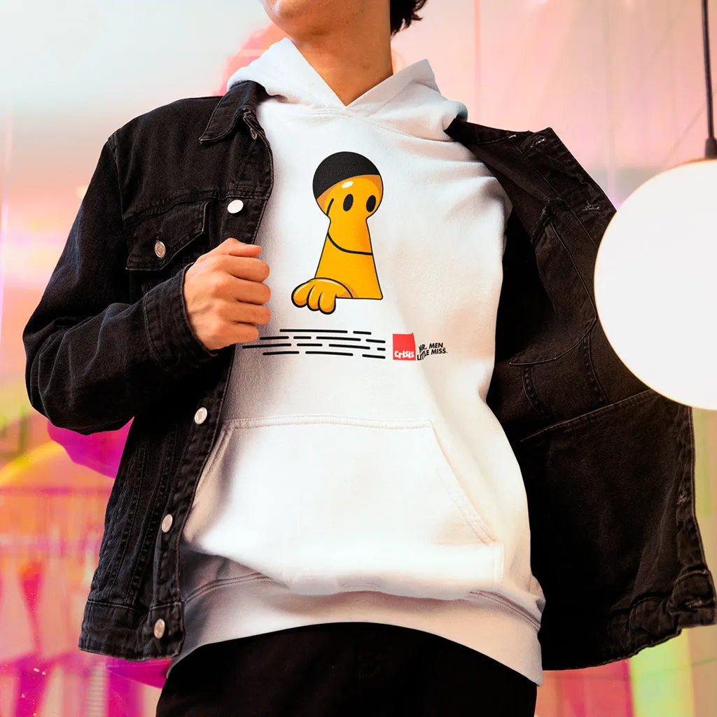 Mr. Happy Keyhole Hoodie