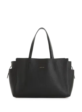 Nat & nin  Dakota leather tote bag  - Black