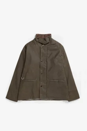 Norse Projects Holmen Wax Fishing Jacket Beech Green