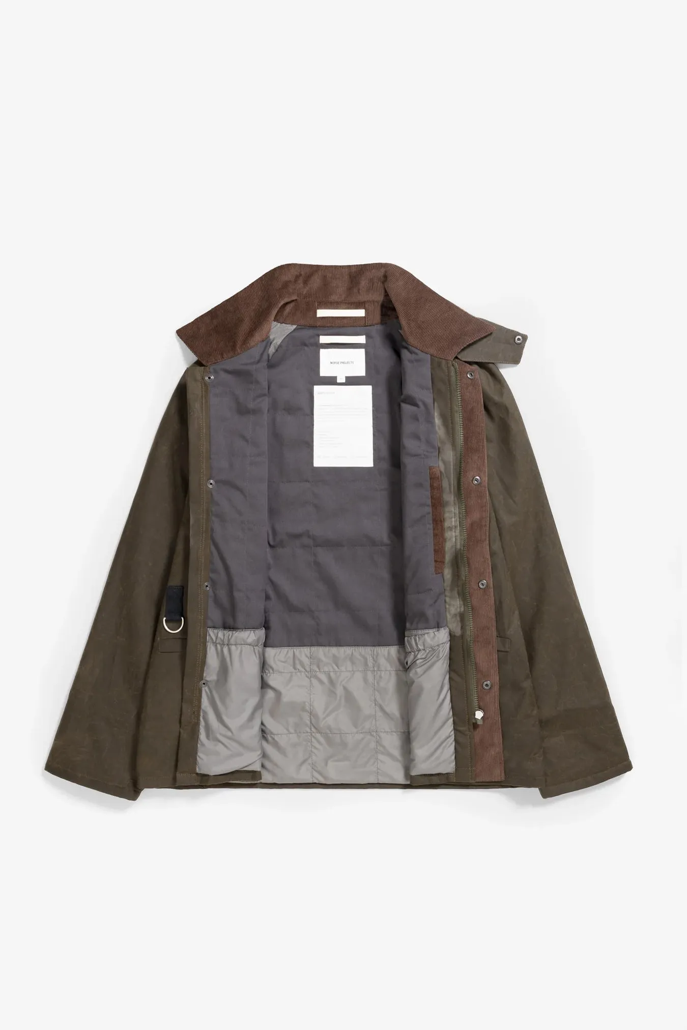 Norse Projects Holmen Wax Fishing Jacket Beech Green