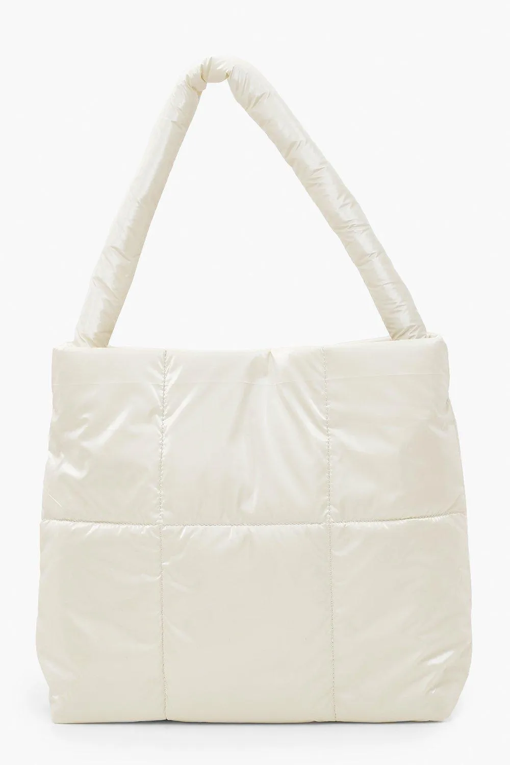 Nylon Quilted Tote Bag