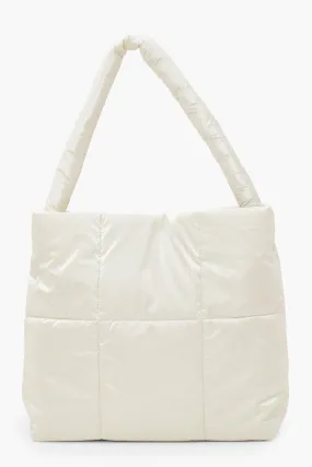 Nylon Quilted Tote Bag