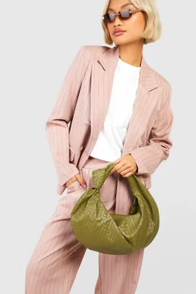 Oversized Woven Tote Bag