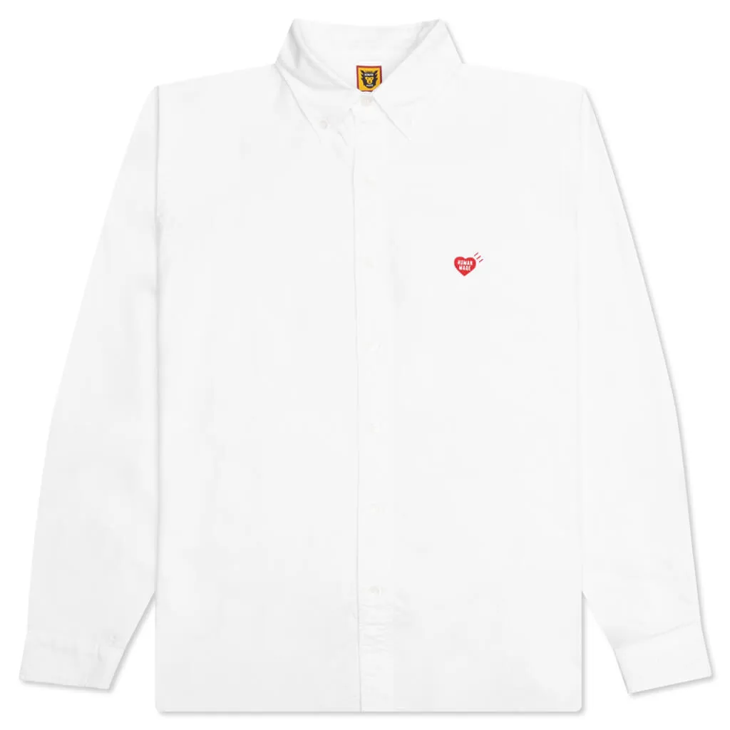 Oxford BD L/S Shirt - White