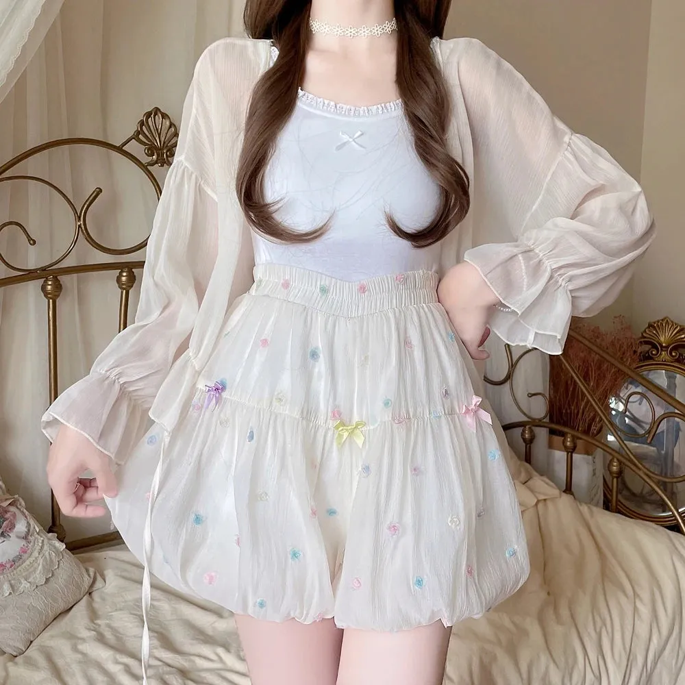 Pastel Kawaii Bloomer Shorts