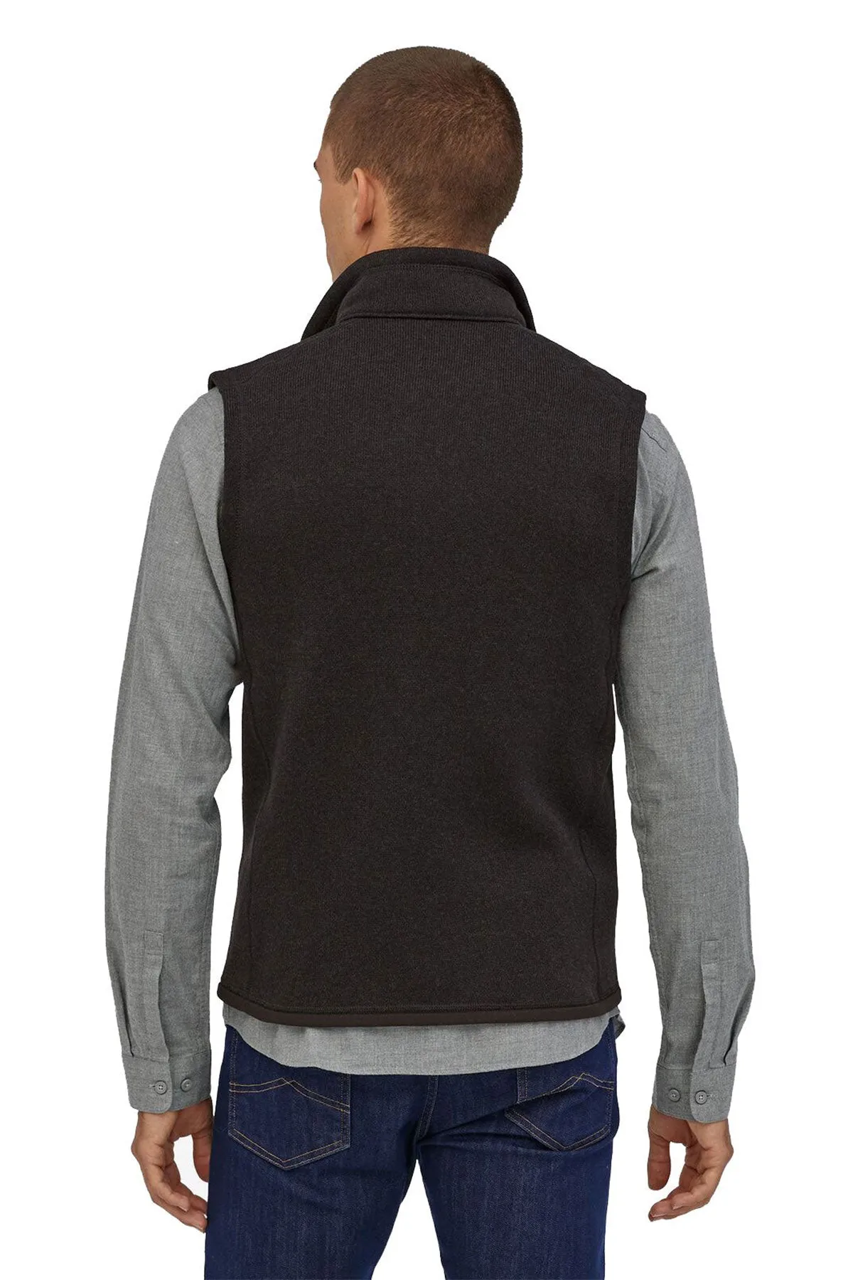 Patagonia Mens Better Sweater Fleece Customized Vests, Black