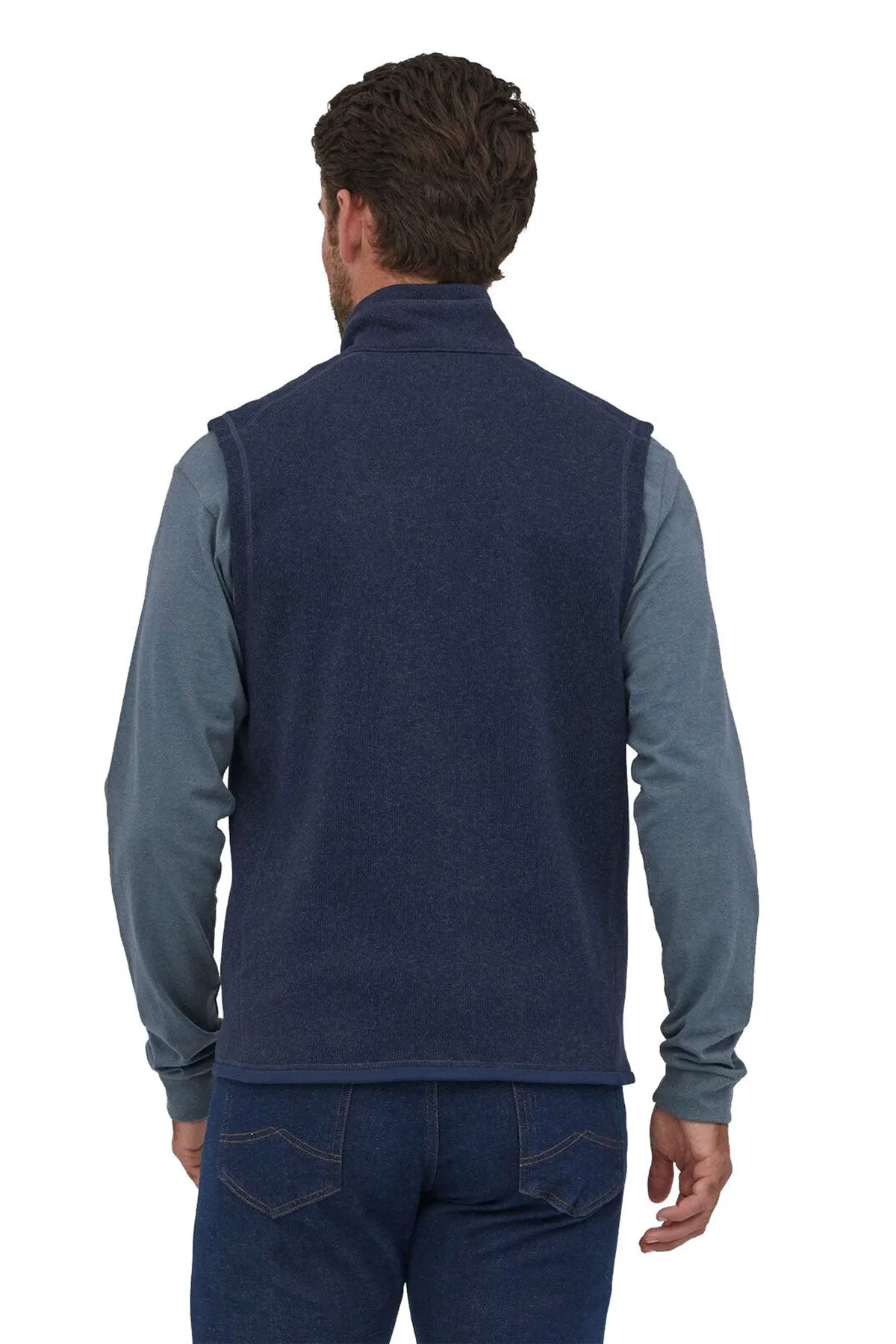 Patagonia Mens Better Sweater Fleece Customized Vests, New Navy