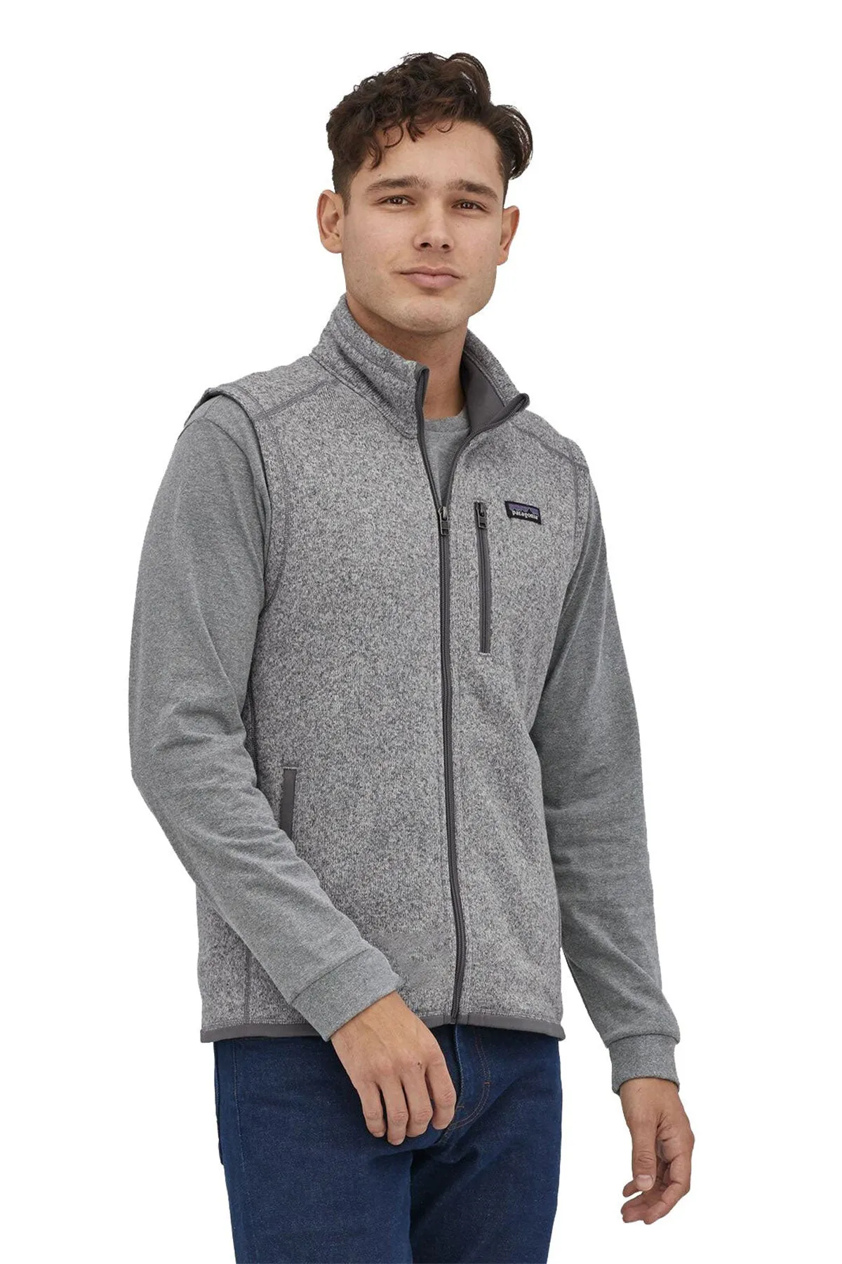 Patagonia Mens Better Sweater Fleece Customized Vests, Stonewash