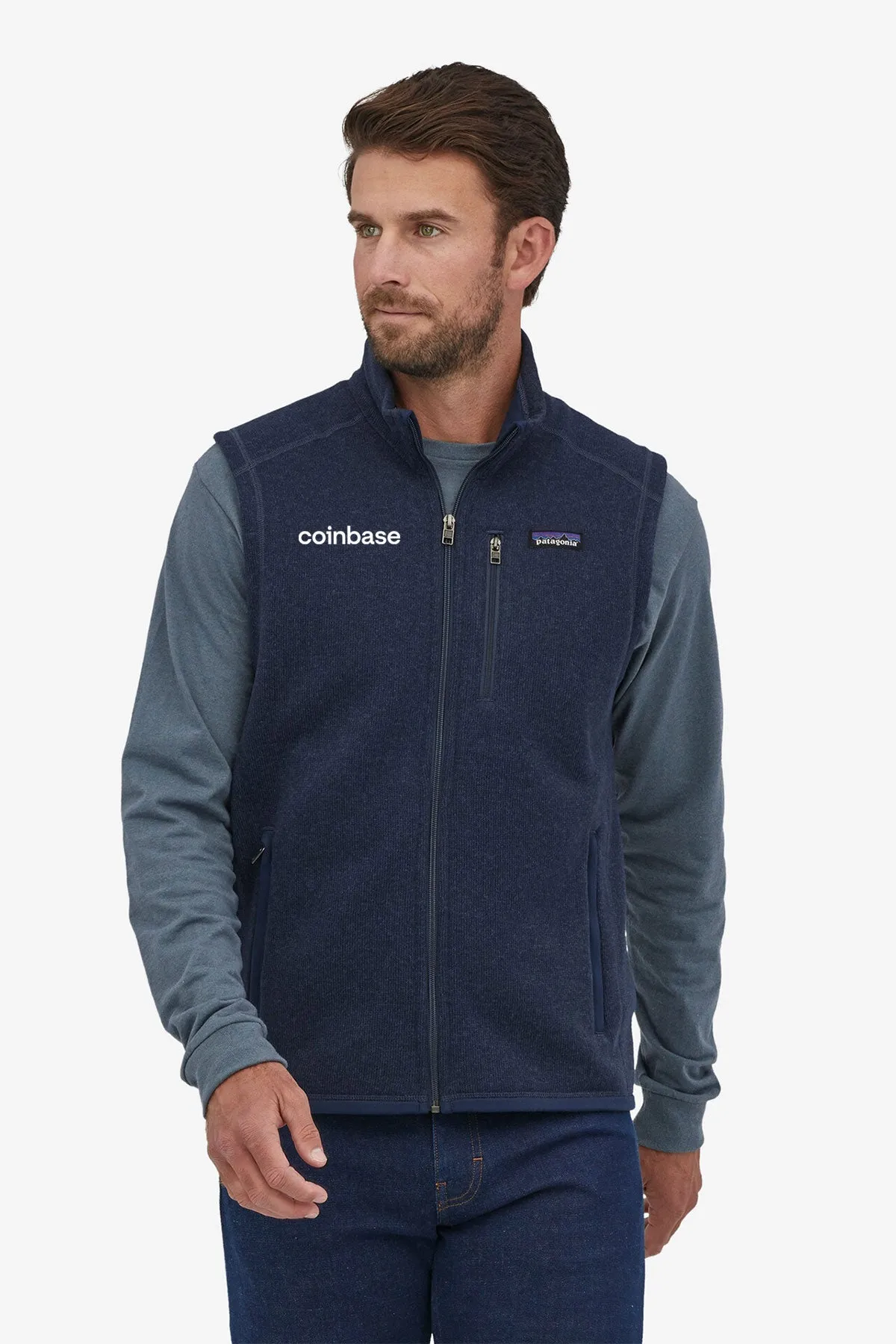 Patagonia Mens Sweater Vest, New Navy [Coinbase]