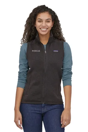 Patagonia Womens Better Sweater Fleece Vest, Black [Mobius]