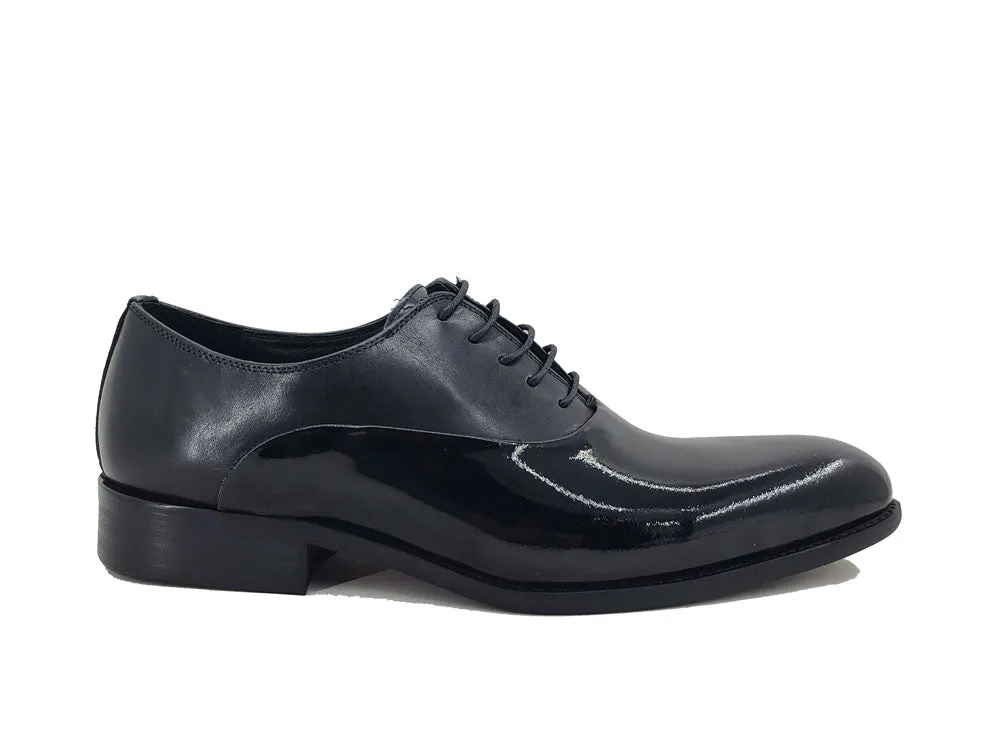 Patent Leather Oxford - Mixed Media