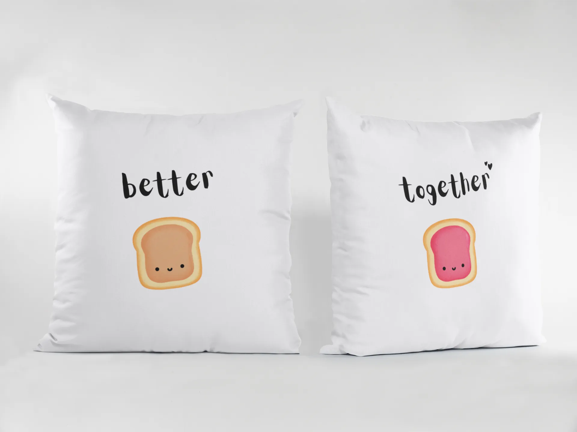 Peanut Butter Strawberry Jam Pillow Cases