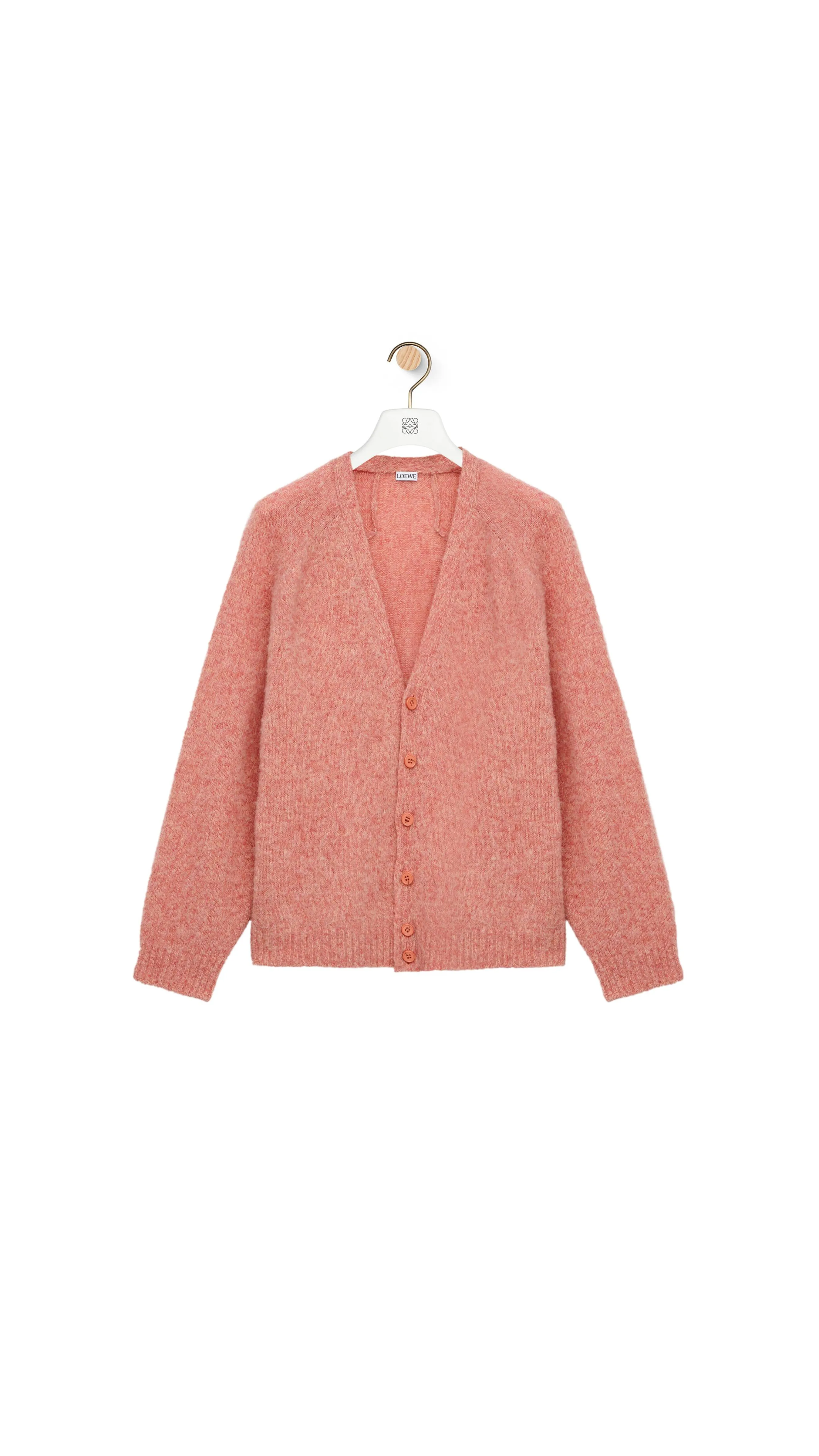 Pink Wool Cardigan