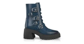 Platform Combat Ankle Boots 58873