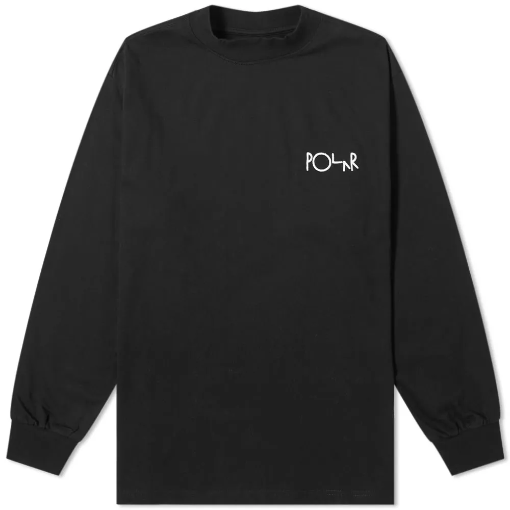 Polar Skate Co. Script Mock Neck SweatBlack