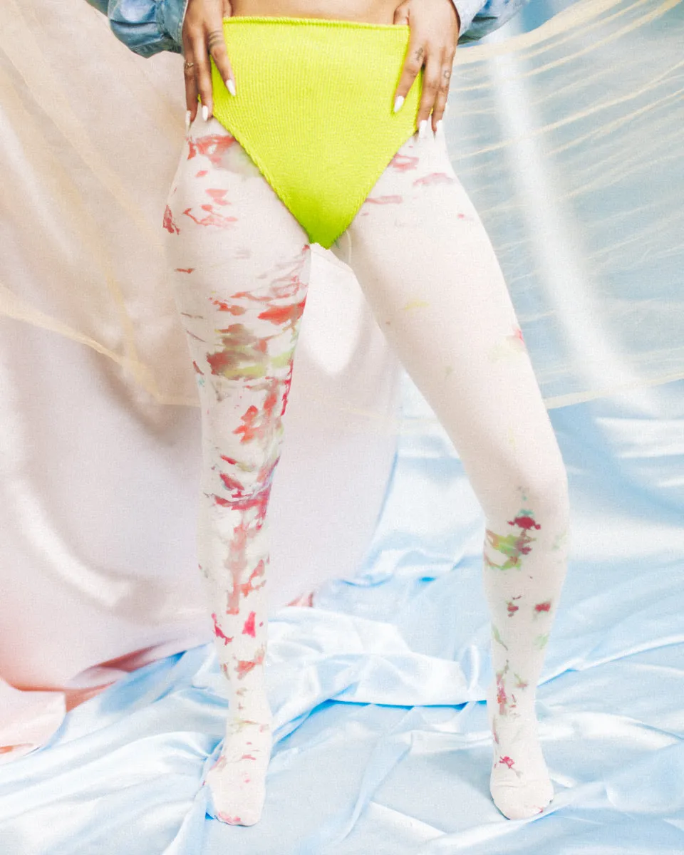 Recycled tie dye tights: SJ X BZ (Results hidden. Please run the code to view the answer.)