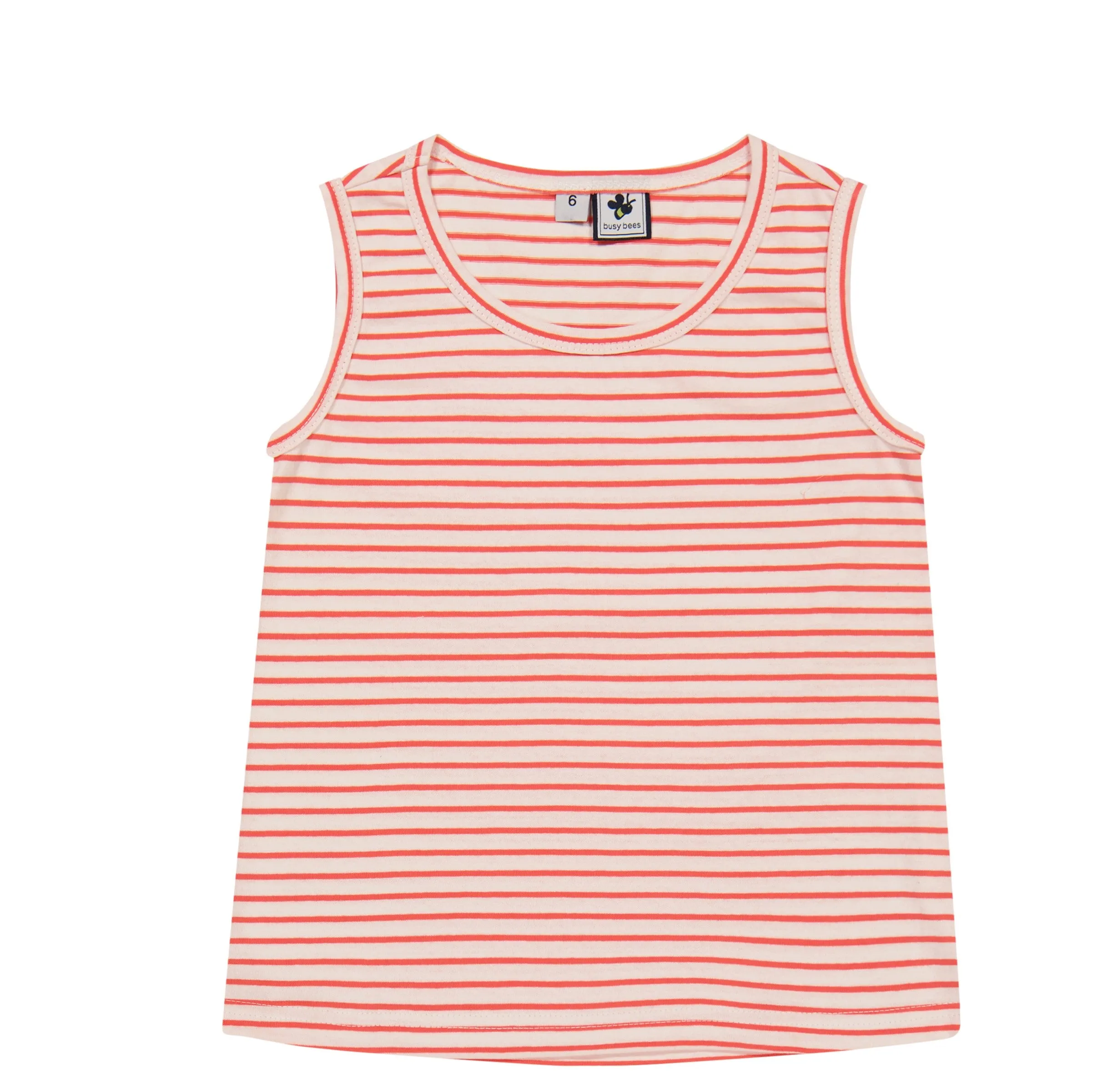 Remy Tank and Short Set - Coral Stripe