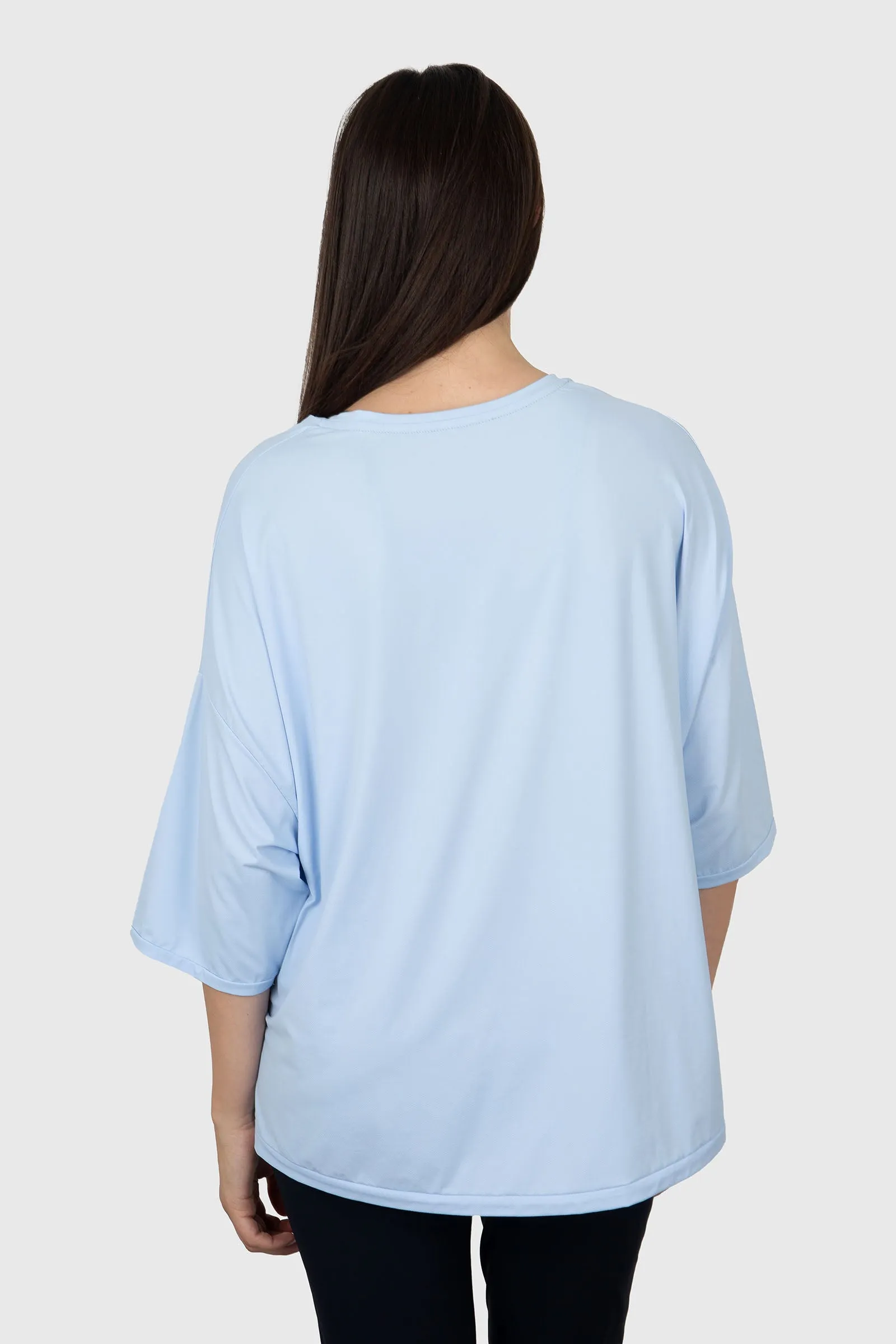 RRD Oxford Gdy T-box Wom Shirty Celeste Donna