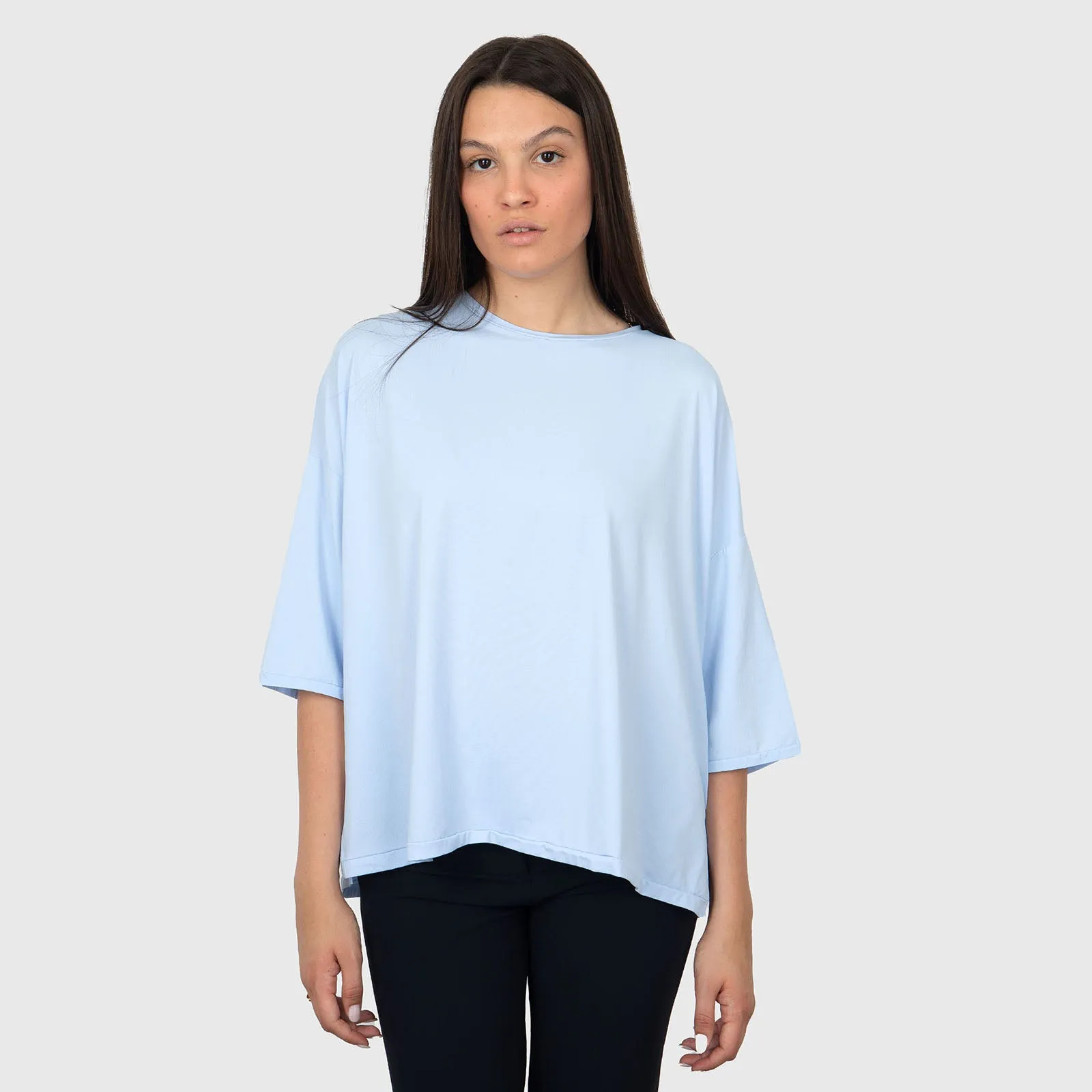 RRD Oxford Gdy T-box Wom Shirty Celeste Donna