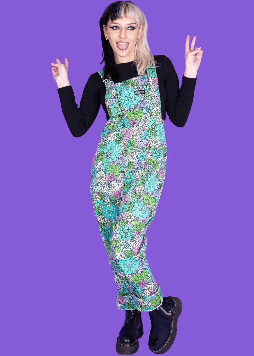 Run & Fly 70's Dungarees Multi by Succulents