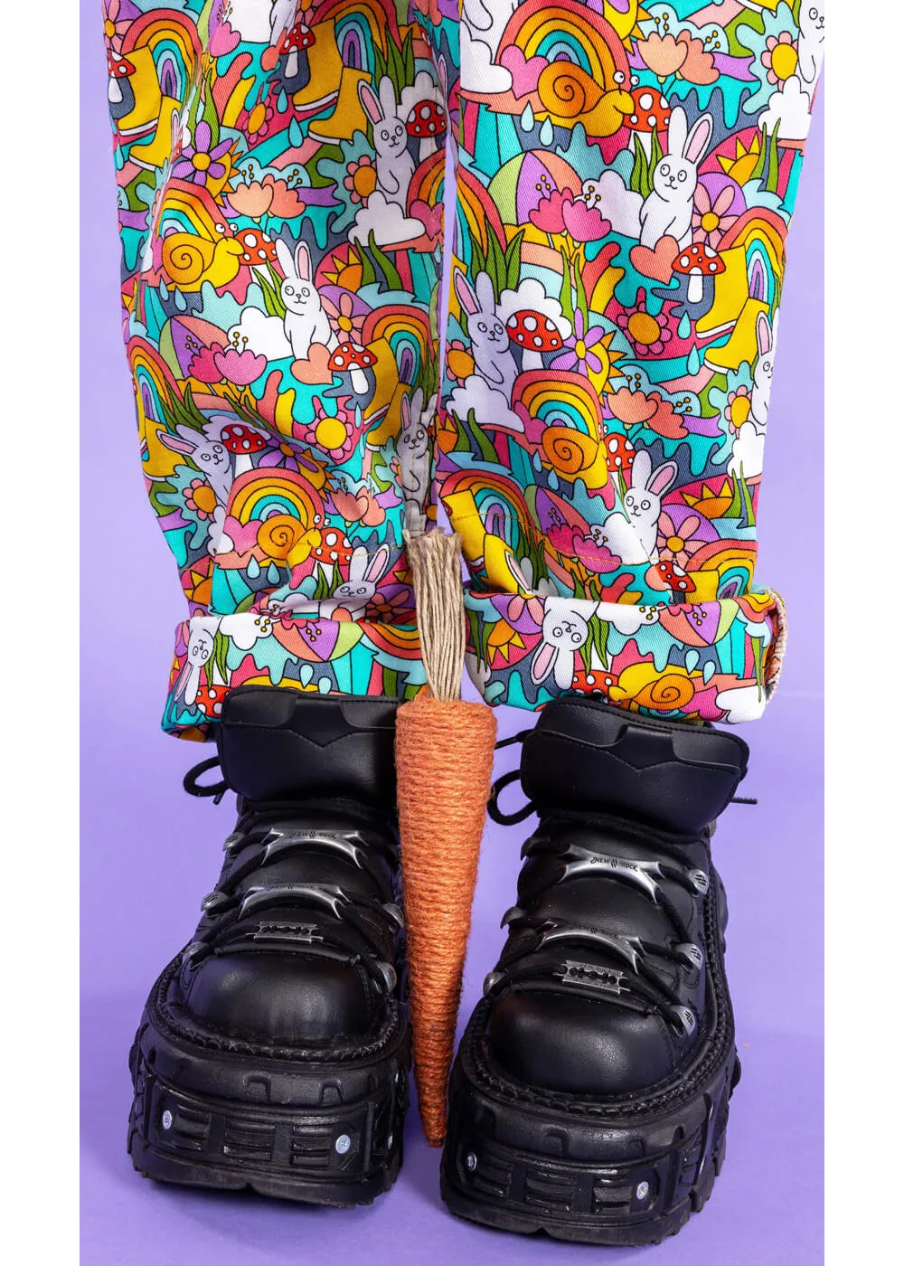 Run Fly Bunny Love 70s Dungarees Multi.