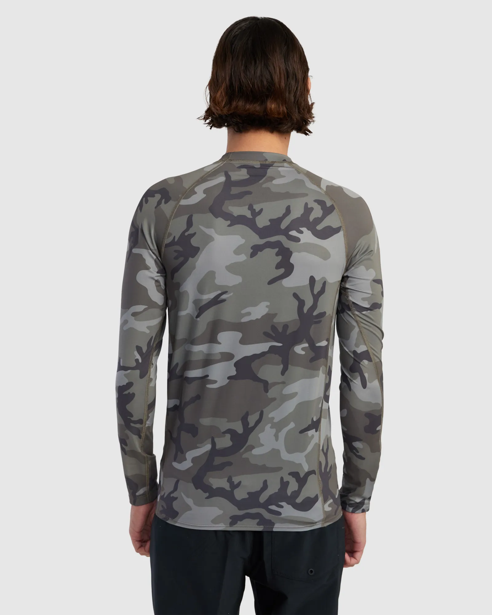 Rvca Rvca Ls Rashguard - Camo | SurfStitch