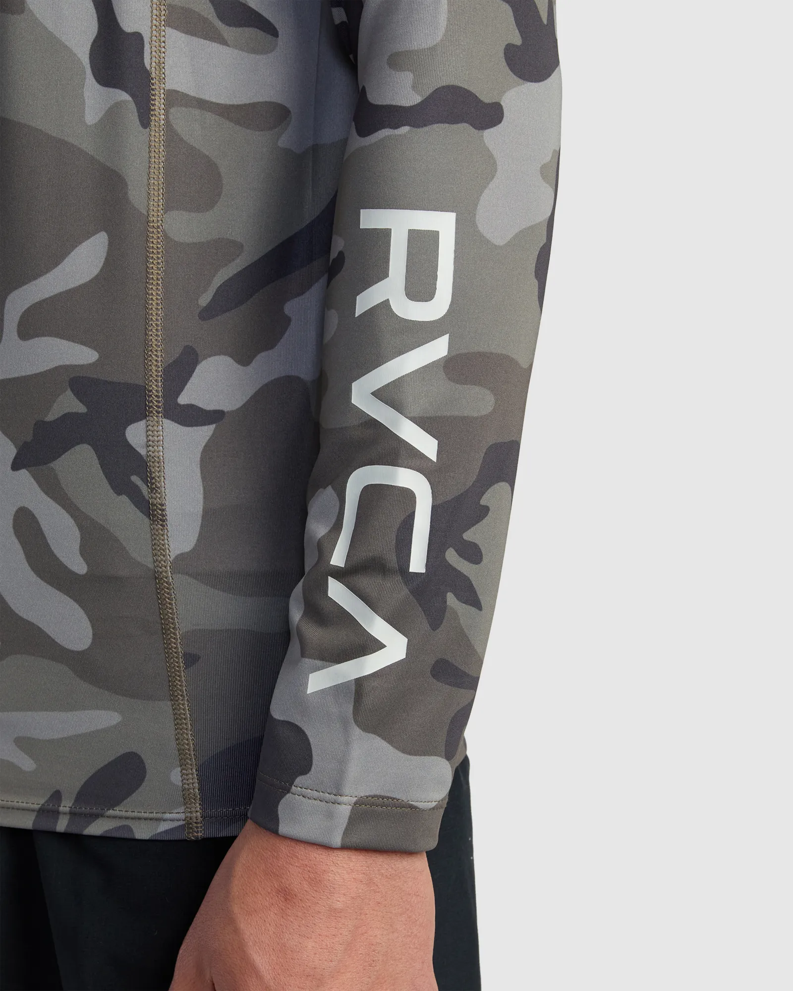 Rvca Rvca Ls Rashguard - Camo | SurfStitch