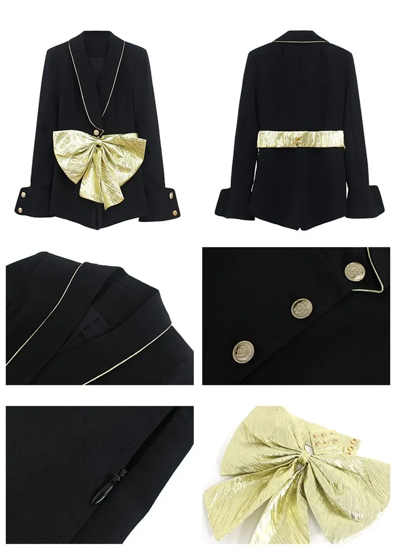 Sakae Bow High Waist Romper