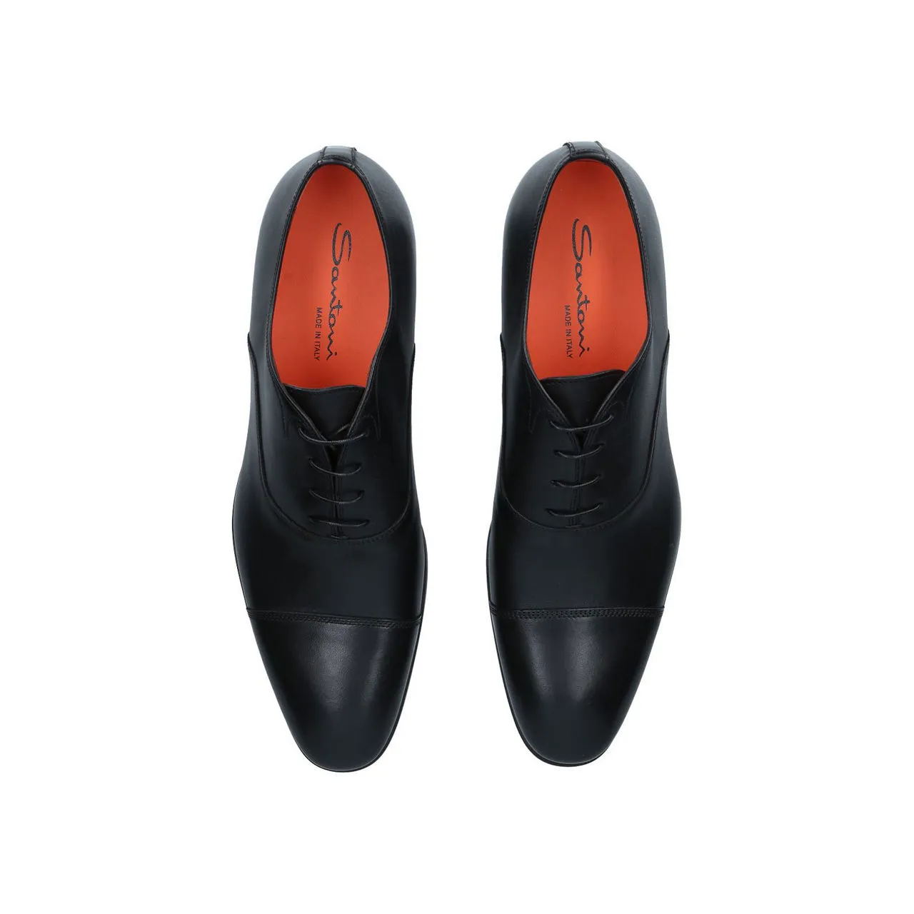 SANTONI New Simon TC Oxford Shoes - Black