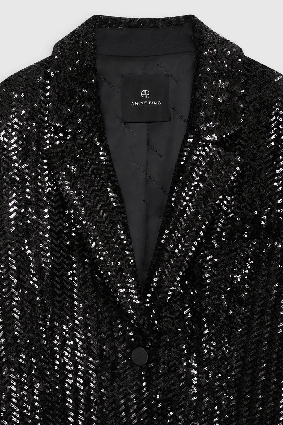 Sara Blazer in Black Sequin