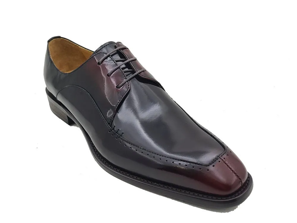 Shinny Split Toe Oxford, Calfskin