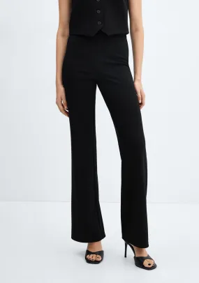 Slim-fit high-waisted pants