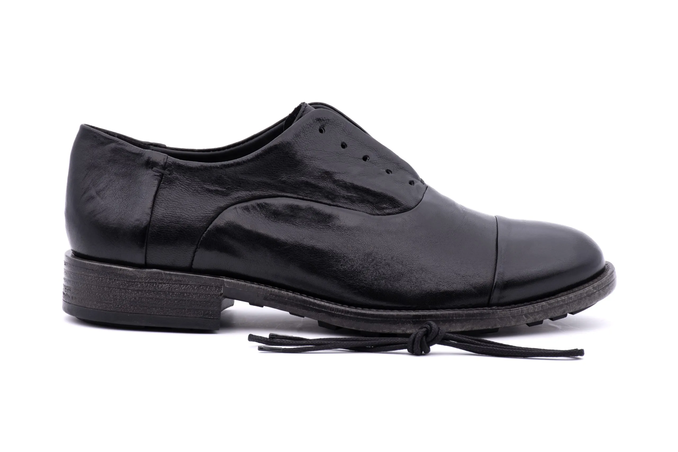 Slip On Leather Oxford Shoes