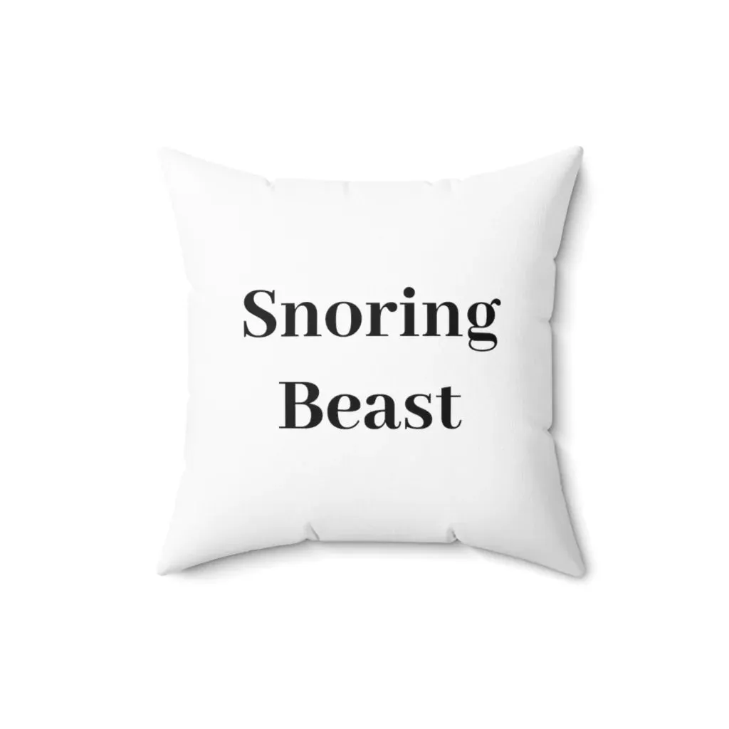 Snoring Beast Sleeping Beauty Couple Pillow Cases