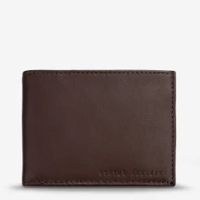 Status Anxiety Wallet - Noah Wallet (Chocolate) - Best Price and Quality