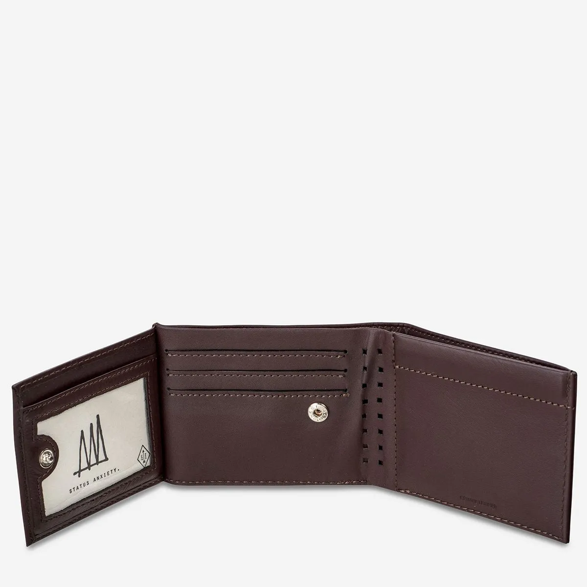 Status Anxiety Wallet - Noah Wallet (Chocolate) - Best Price and Quality