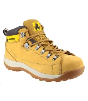 Steel fs122 safety boot / mens boots honey Amblers